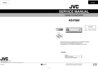 JVC KSF-500-Service-Manual 